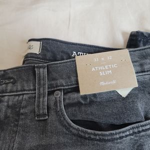 Madewell Men's Athletic Slim Black 33x32